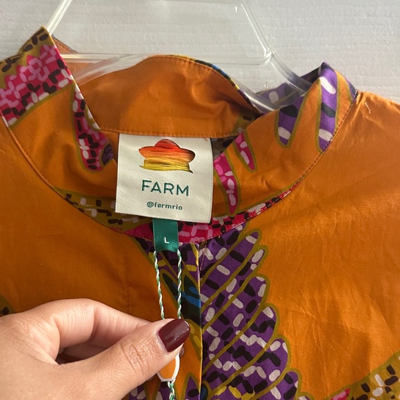 FARM Rio Beaded Macaws Mini Belted Dress Vibrant Tropical Resortwear Large NWT - Picture 5 of 11